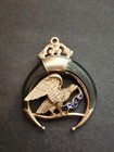 Antique Fraternal Order Of Eagles Horn Fob Pendant In 10k Solid Gold