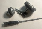 4 Piece Abrasive Set  Wire End Brush  2 Wire Wheels And A Ball Hone All  New