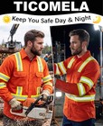 Ticomela Fr Shirt Orange X-large Flame Resistant Welding