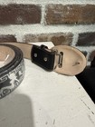 Brand New Paisa Boys Belt White  Black Mexican Mexico Genuine Leather One Size