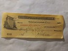 1930 Ridgely Farmers State Bank  Springfield   25 85  Illinois Bank Check 
