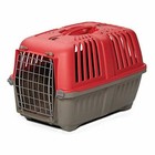 19  Portable Pet Travel Carrier Crate Cat Small Dog Cage Kennel Tote Box Plastic