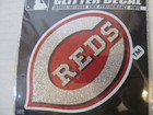 Wincraft Mlb Cincinnati Reds Glitter Decal Indoor outdoor High Performance Vinyl