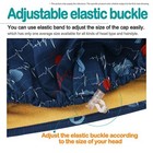 Hat Bouffant Cap Multi Color One Size Blue38