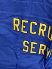 Vtg 1970   s Usaf Air Force Recruiting Service Banner Pqmd Mfg Blue Flag 2 Sided