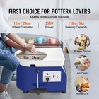 Pottery Wheel 11inch Ceramic Wheel Foot Pedal Sculpting Tools Apron 350w