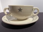 Ss United States Bouillon Cup Gray Star China By Lamberton Sterling