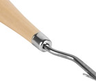 2 Pieces 6 3 Inch Wooden Bent Latch Hook Crochet Needle  Knitting Tool For Rug M