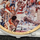 Michael Jordan Collector Plate  record 23 In A Row  954a Bradford Exchange Coa