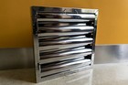 16  Tall X 20  Wide Kleen-gard Stainless Steel Baffle Hood Grease Filter 