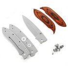 Framelock Knife Kit - Fl006 - Knife Making Kit  w cocobolo Scales  - Usa Design