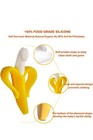 Yellow Banana Toothbrush Training Teether Toothbrush For  Babyv toddler