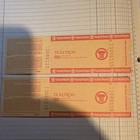 1984 Nba Ticket Pair - Nets Vs Knicks   Meadowlands - Vintage Ticketron Stub