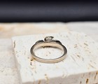 Antique Art Nouveau Engraved 14k White Gold Diamond Ring 2 54g Rare Flower 