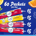 Crystal Light Lemonade Fruit Punch Strawberry Powdered Drink Mix Variety 60 Pack