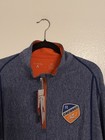 Fc Cincinnati Antigua Blue 1 4 Zip Pullover Jacket Men s Xl Nwt
