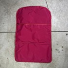 Tumi Garment Cover Bag Zip Up W  Pocket Garnet Pink Tri-fold Insert