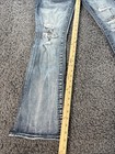 Rock Revival Betty Women s Sz 29 Boot Cut Dark Wash Jeans Embellished Distressed