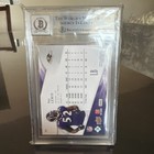 Ray Lewis Autographed signed 09 Sp Authentic 66 Trading Card Beckett 10 Auto  