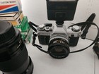 Slr Film Camera Lot - 6 Cameras  Lenses  Flashes  Filters  Etc