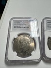Set Of 3 Eisenhower Dollar Vegas Strip Hoard Ngc Genuine Clad  1972  1976   1976