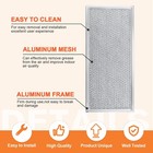 Microwave Grease Filter 2 Pack Replacement 13x6 Aluminum Washable Kitchen Exhaus