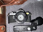 Vtg Asahi Pentax Mx 35mm Camera   Smc 50mm F1 7 Lens winder   Case Mint Shape 
