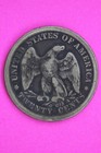 1875 Cc Twenty 20 Cent Seated Liberty Silver Guaranteed Authentic   Genuine 1242