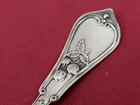 Rare Set 12  Queen Pattern Coin Silver Teaspoons Knowles   Ladd  1870s