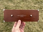 Original Texaco Canton Pa Van Noy Rice Garage Glass Sun Visor Sign