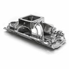 Chevy Bbc 454 Rect Port Dominator W inj Ports High Rise Intake Manifold Polished