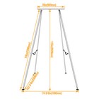 Aerial Stand Portable Rig Frame Yoga Swing Bar Indoor   Outdoor Steel 103 x115 