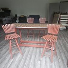 Vintage Table And Vintage Chairs Complete Set