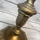 Vintage Brass Gold Hollywood Regency 6 1 2   candle Holder Candlestick Detailed