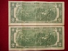 1976 Bicentennial Two Dollar Bills Crisp