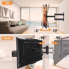 Full Motion Lcd Led Tv Wall Mount Bracket Swivel Tilt 26  32 40 42 43 47 50 55  