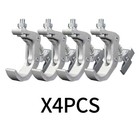 4x Light Truss Clamps Moving Head Light Stage O Clamp Global Mount Heavy Duty