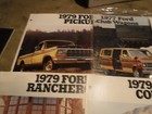 6 Vintage Ford Car Brochures - 1977 To 1979 -pickups  Trucks  Ranchero   Others
