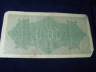 Paper Money 1000 German Mark Reichsbanknote W774736 September  1922 Miss Corner
