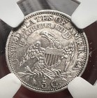 1829 Bust Half Dime Ngc Certified Au About Uncirculated Details Lm-12 R 6