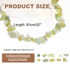 32 Inches 5-8mm Natural Chip Gemstone Strand Chips  grass Green 