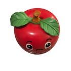 Fisher-price Happy Apple Vintage 1972 Chime Toy Red 5  Nursery Decor Retro Video