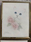 Bob Harrison 9x12 Cat Kittens Lithograph Prints 1985 Fancy Feast Springtime