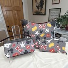 Dooney   Bourke Disney Mickey   Minnie Gray Medium Purse  Wristlet And Wallet