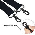 Buyless Fashion Suspenders For Men - 48  Adjustable 1 1 4  - X Back Black Hooks