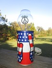 Mid Century Modern Vintage  F l e  Co  Peace Can Lamp   Light Bulb Aerolux Style