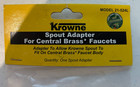 Krowne 21-524l Spout Adapter For Central Brass Faucet Body New Free Shipping