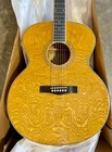   Open Box  41   Acoustic Guitar Antique Jumbo Body Curly Ash Body Okoume