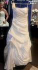 Casablanca Bridal Silky Satin Ballgown Wedding Dress Brand New Size 10 