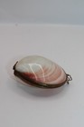 Vintage Mother Of Pearl Shell Trinket Box Hinged Jewelry Ring Box